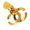 Chanel Gold Plated CC Clip on Earrings Secondhand