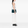 Prada Saffiano Vernice Galleria Double Zip Front Pocket Satchel Secondhand