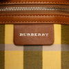 Burberry Straw and Leather Handbag Secondhand
