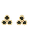 Bvlgari 18K Yellow Gold Onyx Bvlgari Clip On Earrings Secondhand