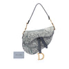 Dior Canvas Embroidered Reverse Toile De Jouy Saddle Bag Secondhand