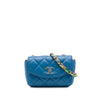 Chanel Mini Quilted Lambskin Cocovado Ribbon Chain Flap Secondhand