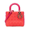 Dior Medium Bicolor Lambskin Cannage Lady Dior Secondhand