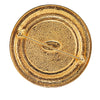 Chanel Gold Plated 31 Rue Cambon Round Brooch Secondhand