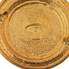 Chanel Gold Plated 31 Rue Cambon Round Brooch Secondhand