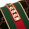 Secondhand Gucci Small GG Velvet Sylvie Crossbody