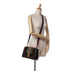 Secondhand Gucci Small GG Velvet Sylvie Crossbody