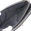 Chanel CC Quilted Lambskin Double Zip Clutch With Chain Secondhand