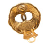 Chanel CC Gold Plated Clip On Earrings Secondhand
