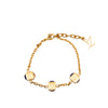 Louis Vuitton Gold Plated Gamble Strass Bracelet Secondhand