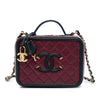 Chanel Medium Bicolor Caviar CC Filigree Vanity Case Secondhand