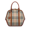 Burberry Medium Haymarket Check Nylon Orchard Bowling Bag Secondhand