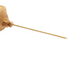 Chanel CC Gold Plated Resin Four Leaf Clover Brooch Secondhand