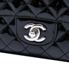Chanel Medium Quilted Patent Secret Label Flap Secondhand
