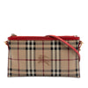 Burberry Haymarket Check Coated Canvas Peyton Crossbody Secondhand