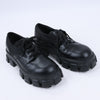Prada Monolith Nylon & Leather Leather Loafers in Black 2EE342, Size 42 EU Secondhand