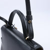 Delvaux Tempête PM Leather 2Way Crossbody Bags in Black Secondhand
