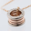 Bvlgari B.Zero 1 Perfect Mistake Necklace 750(PG×WG) 14.1g CL857655 352398 Secondhand