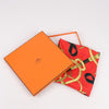 Hermès Carré 90 " Eperon d'or" Silk handkerchief in Red Secondhand