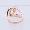 Collection Privée Diamond Ring in Multicolor K18PG 5.3g 129 S008 D026 Secondhand