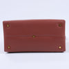 Valentino Garavani One Studs Leather 2Way Shoulder Bag in Chestnut Secondhand