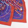 Hermès Carré 90 Fouets et Badines" 100% Silk Scarf in Purple Secondhand