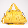 Secondhand Gucci Exotic leathers - Alligator Hysteria Top 2way Handbag in Yellow