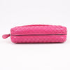 BOTTEGA VENETA Intrecciato Leather Chain Shoulder Bag in Hot Pink Secondhand
