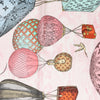 Louis Vuitton "up AND away" M77661 100% Silk Scarf in Pink GM1213 Secondhand