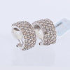 Non Signe / Unsigned Diamond Earrings K18WG 12.5g 2.00/2.00 ct Secondhand