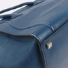 CELINE Luggage Phantom Medium Grained Leather Handbag in Navy Blue (Marketplaces) Secondhand