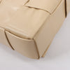 Bottega Veneta Maxi Intrecciato Cassette Leather Shoulder Bag in Beige Secondhand