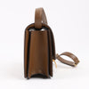 Secondhand Celine Classic Box Small Leather Shoulder Bag in Brown
