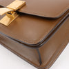 Secondhand Celine Classic Box Small Leather Shoulder Bag in Brown