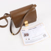 Secondhand Celine Classic Box Small Leather Shoulder Bag in Brown