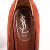 Saint Laurent Tribute Two Brown Suede Pumps Size 37.5 EU Secondhand