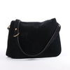 Saint Laurent Paris Amalia Leather Suede Shoulder bag in Black Secondhand