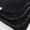 Saint Laurent Paris Amalia Leather Suede Shoulder bag in Black Secondhand