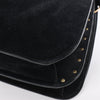 Saint Laurent Paris Amalia Leather Suede Shoulder bag in Black Secondhand