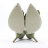 Bottega Veneta Leather Pumps Light Green Ribbon in Size 41 EU Secondhand