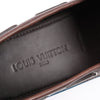 Louis Vuitton 14 years Suede Driving Loafers in Navy x Brown, Size 43 EU, ND0114 Secondhand