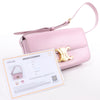 Celine Triomphe Smooth Leather Small Shoulder Bag in Pink Secondhand