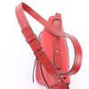 LOEWE Gate Soft Grain Leather Mini Crossbody Bag Scarlet Red Burnt Red Secondhand