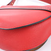 LOEWE Soft Grain Calfskin Mini Gate Crossbody Bag Scarlet Red Burnt Red Secondhand