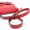 LOEWE Soft Grain Calfskin Mini Gate Crossbody Bag Scarlet Red Burnt Red Secondhand
