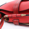 LOEWE Soft Grain Calfskin Mini Gate Crossbody Bag Scarlet Red Burnt Red Secondhand