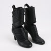 Fendi Leather Ankle Boots in Black, Size 38 EU Secondhand