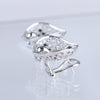 Non Signe / Unsigned Black diamond Earrings K18WG 10.6g, 2.45 ct Secondhand