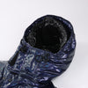 DSQUARED2 Glossy Navy Puffer Jacket, Size 48 Secondhand
