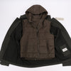 CC Collection Corneliani Wool Jacket with Removable Puffer Vest, Size 50 Secondhand